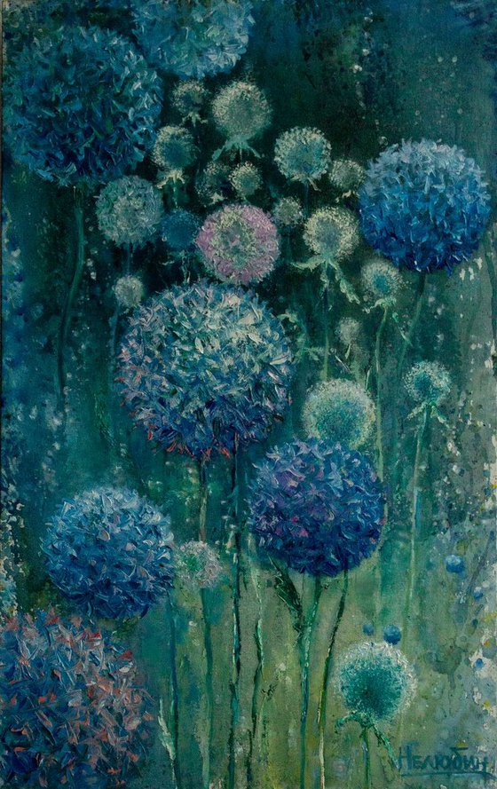 Blue flowers