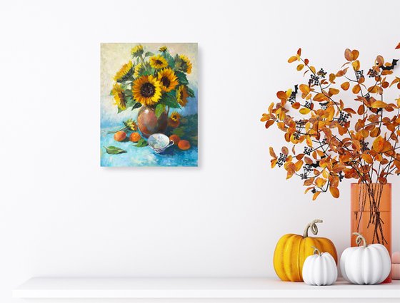 Golden Sunflower Bouquet