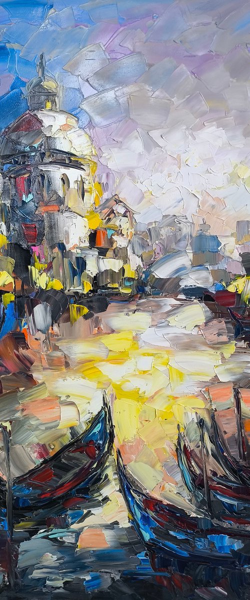 Golden Evening in Venice by Anastasia Kozorez