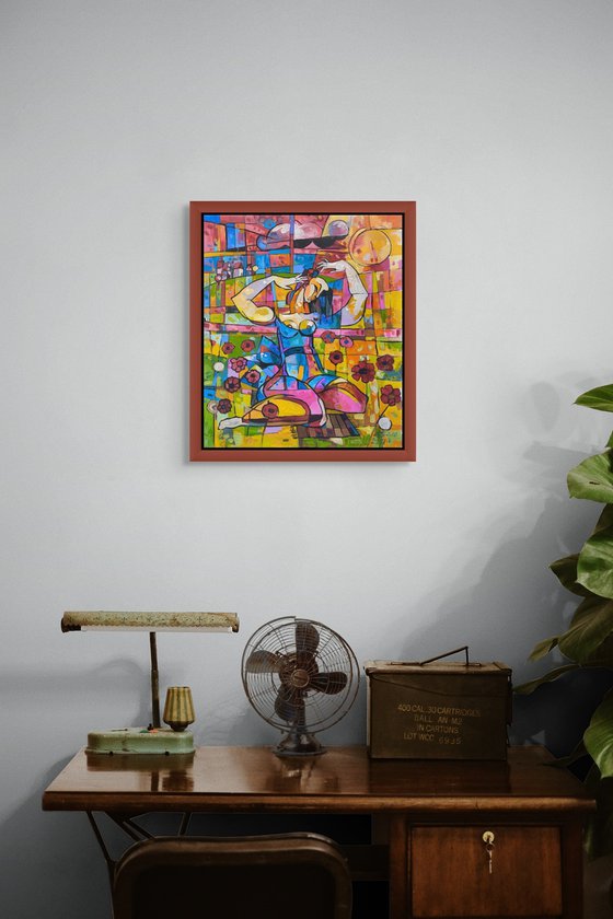 A Woman in a Spring Mood