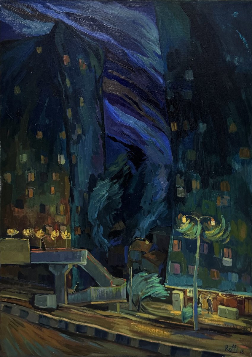 - Night Mood - ? By Raffi Ghazaryan, 20 X 28, Artwork For Sale On Artfinder