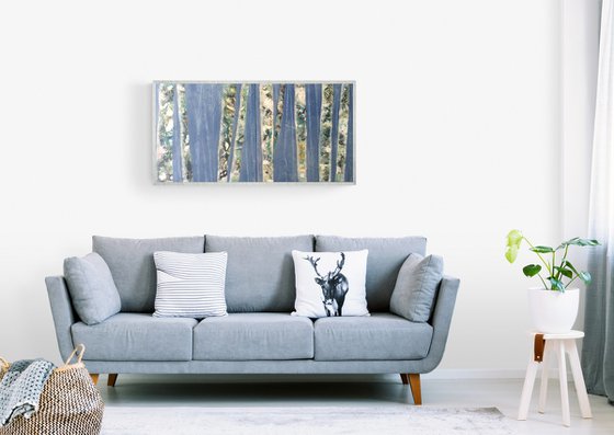 In the heart of the forest ...Diptyque 2X60X60 cm