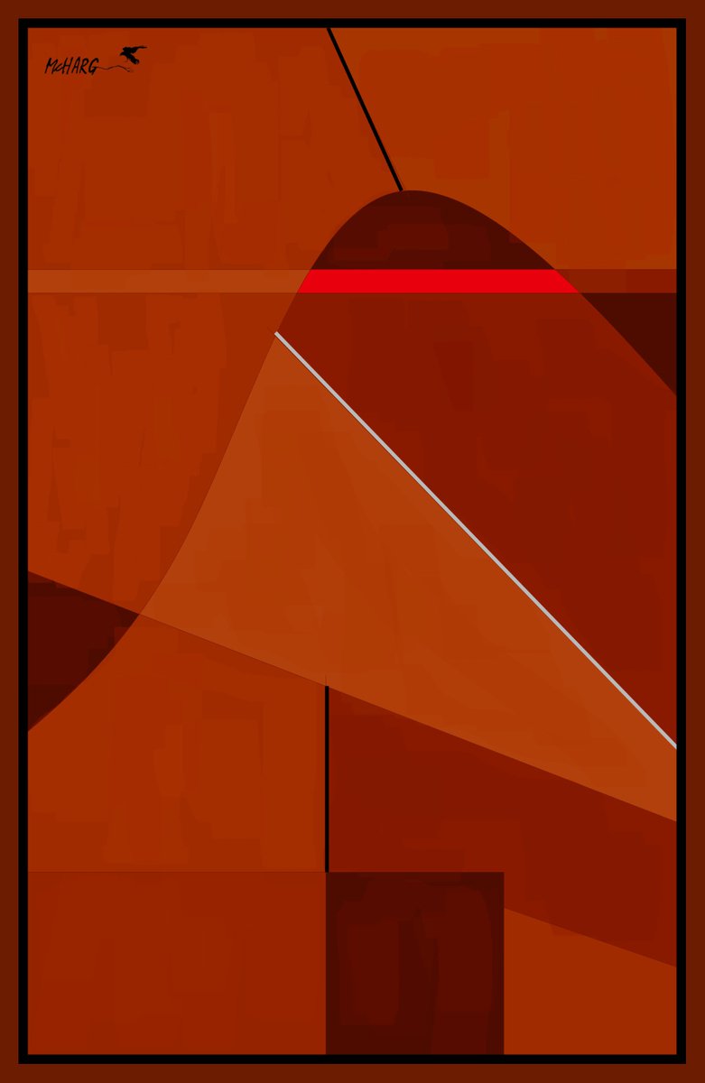 SHADES OF RED   39X60 by Joe McHarg