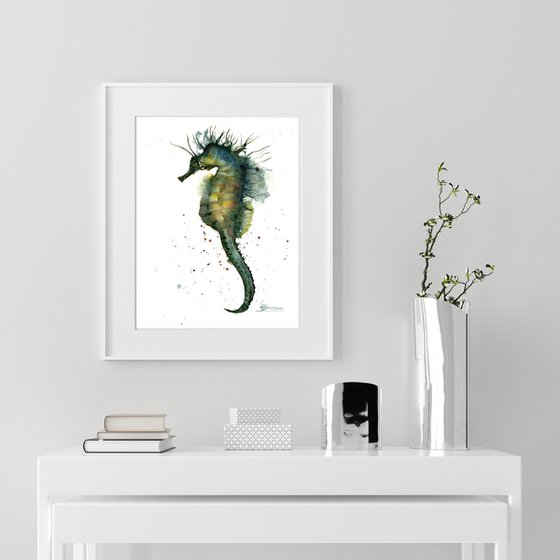 Green Seahorse