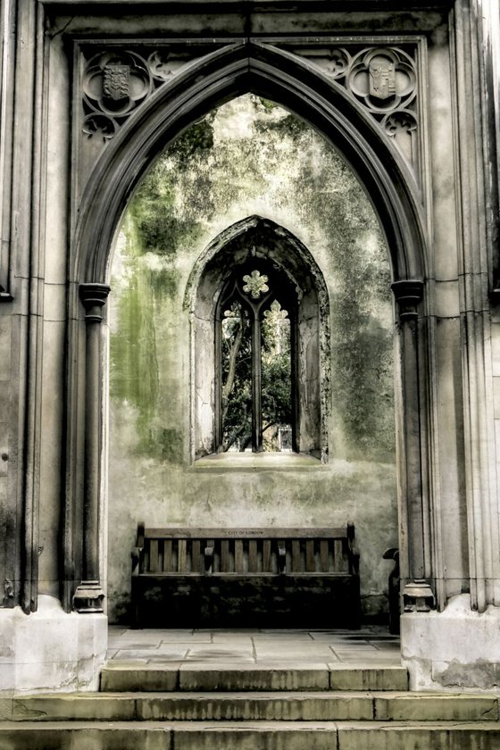 Church window : Take a seat  (Limited edition  2/50) 12X18