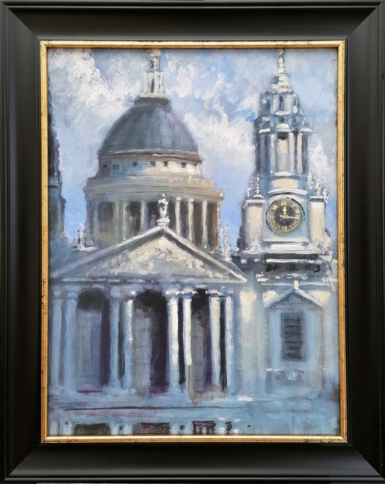 St Paul's upper west facade, London
