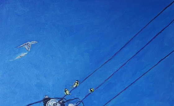 January Birds on Poles