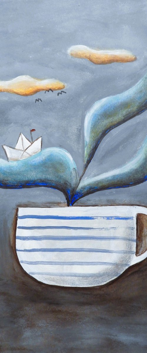 The plant and the sea by Silvia Beneforti