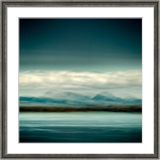 On Distant Hills  - Extra large beach abstract canvas