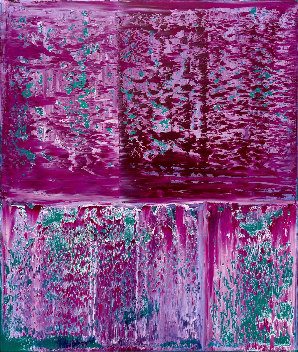 Abstract Oil Painting By Nataliia Sydorova, 22 X 26", Composition ?20, Original Artwork