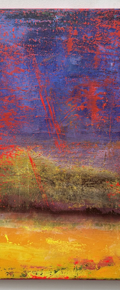 Between flame and blue by Viki Smoliar