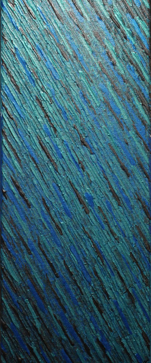 Iridescent gray blue knife texture by Jonathan Pradillon