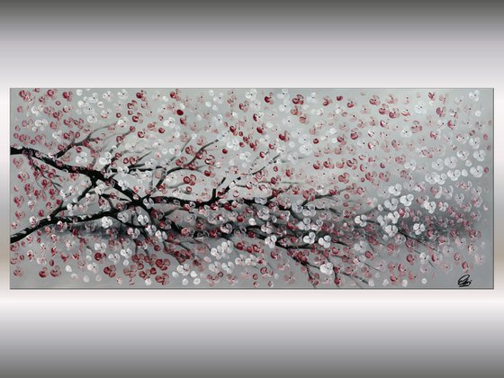 Shimmering Dreams- Abstract - Acrylic Painting - Canvas Art - Wall Art - Flower Painting - Ready to Hang