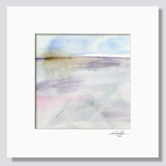 A Serene Journey 2021-24 - Abstract Painting by Kathy Morton Stanion