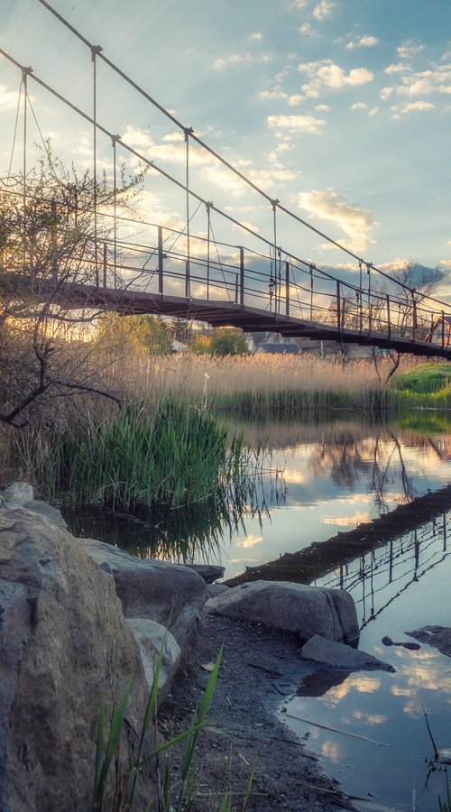 Bridge on sunset by Vlad Durniev