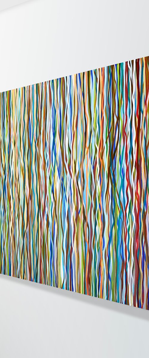 Funky Soul 152 x 76cm acrylic on canvas by George Hall
