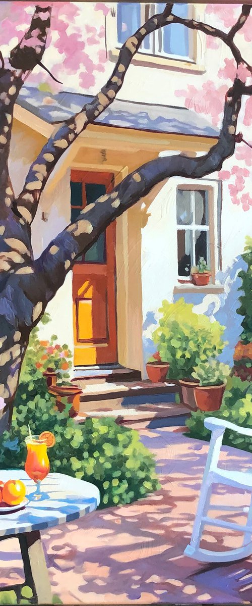Under the Blossoming Tree by Vadim Bondero