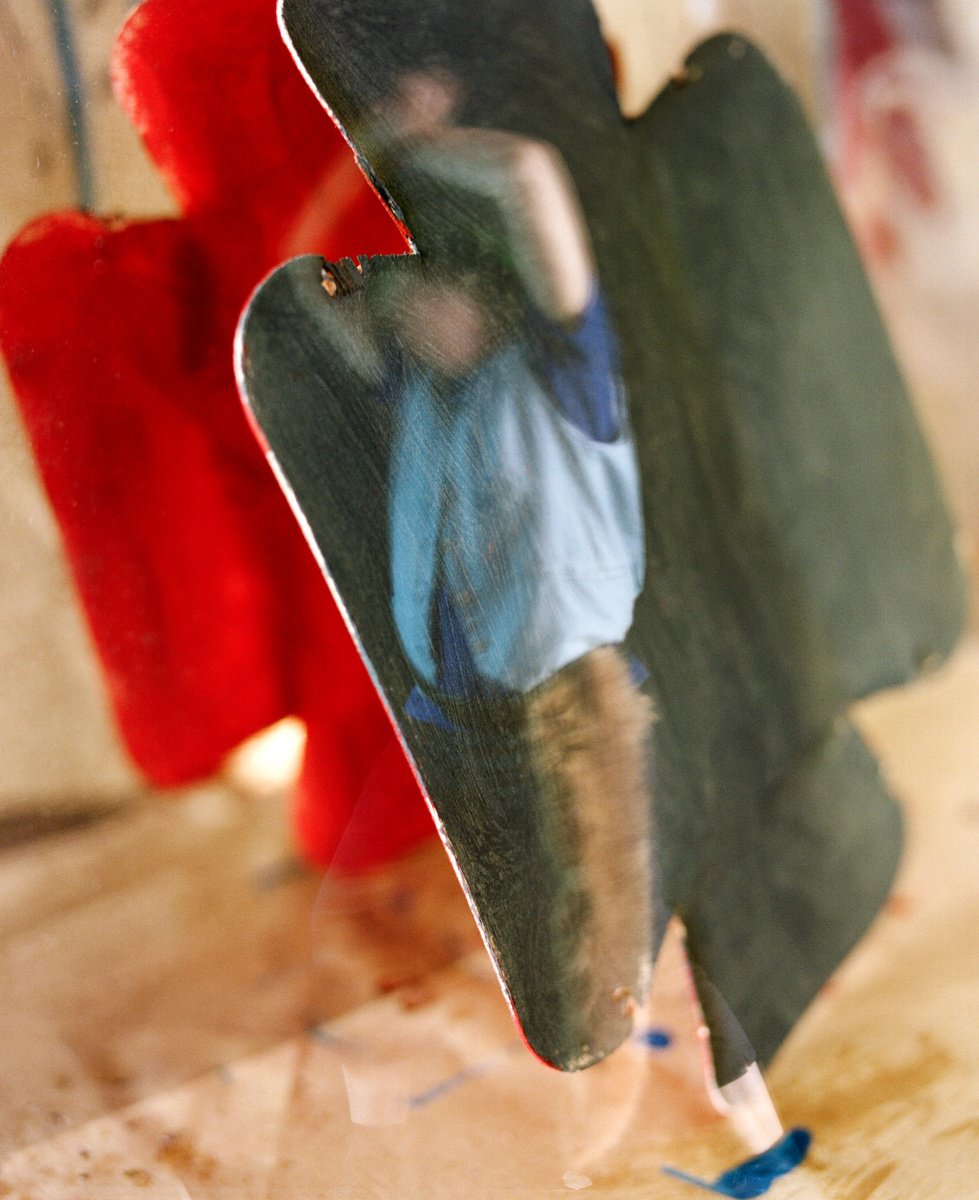 Surrealistic Portrait Photograph By Tania Serket, 19 X 24", The Shield, Original Artwork