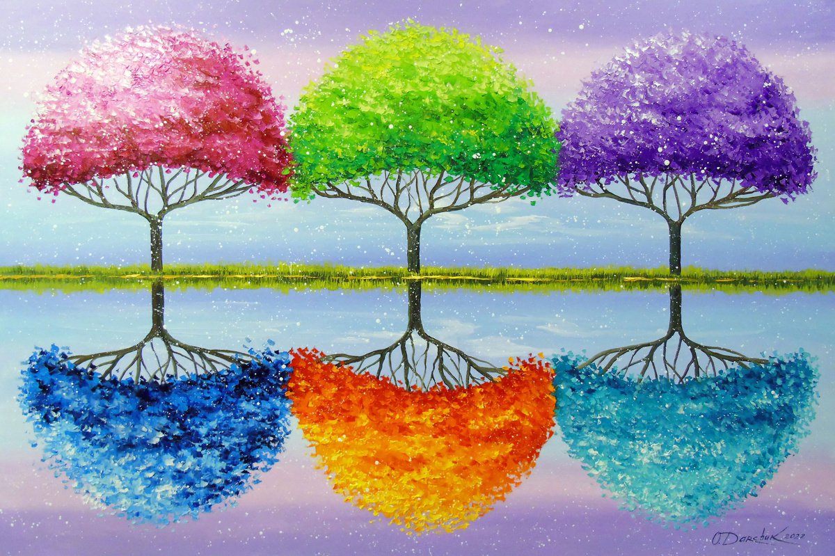 Each tree has a bright soul by Olha Darchuk