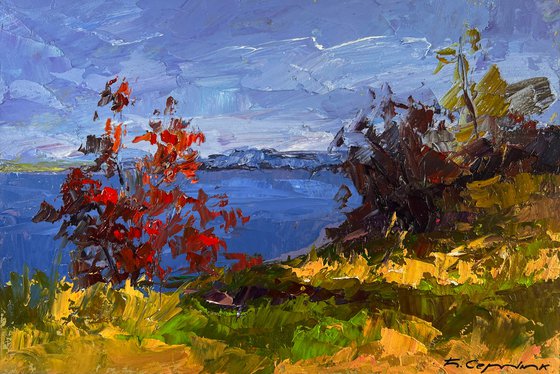 Golden Trees and the Blue Horizon