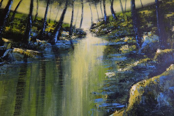 Spring Creek -  Water and  Trees Series