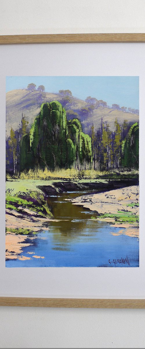 Quiet Bend on a Country Creek by Graham Gercken