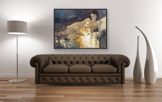 Nude Female - Modern Artistic Nude Artwork