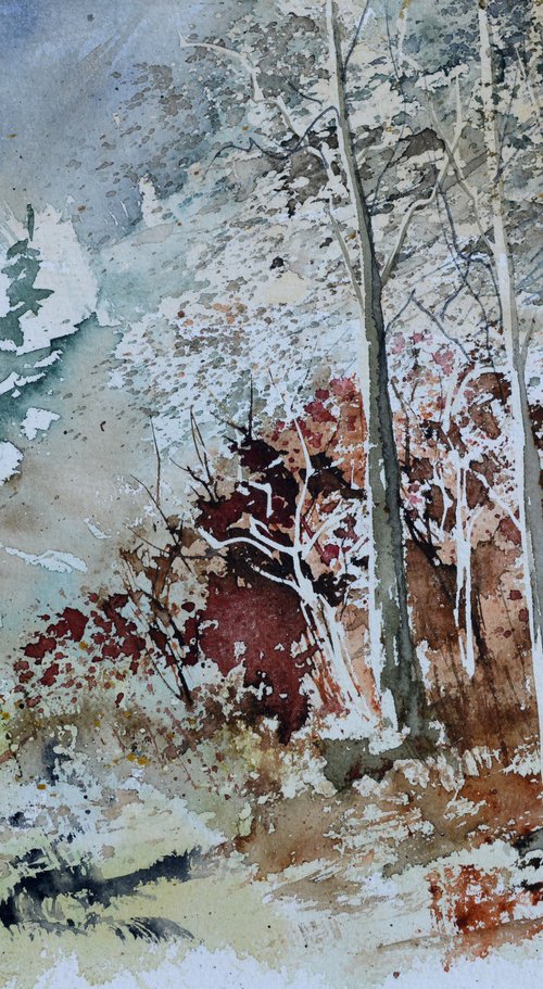 In the wood watercolor by Pol Henry Ledent