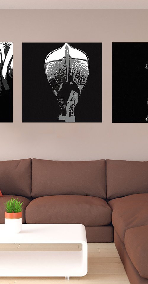 RHINO - MODERN WALL ART by Nicolas GOIA