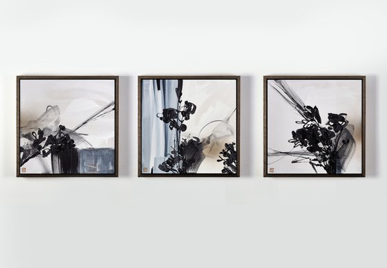 Study In Monochrome Triptych