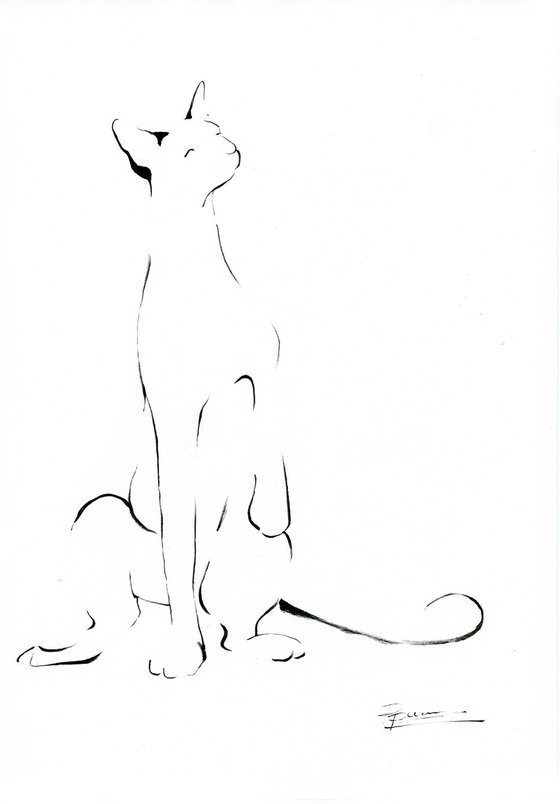 Cat 1 (cycle of minimalist cats)