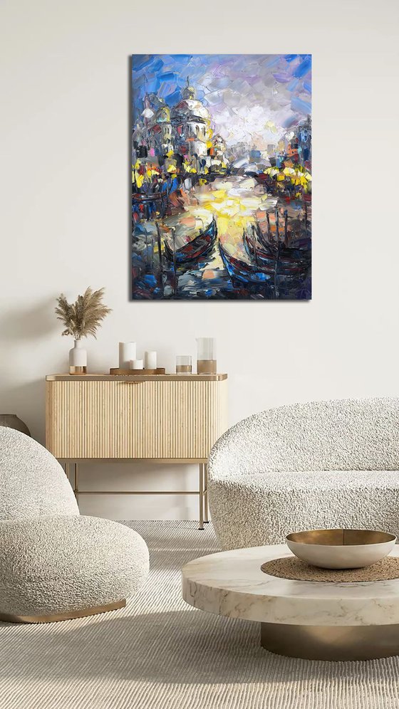 Golden Evening in Venice