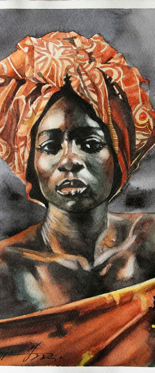 African beauty-1 by Volodymyr Melnychuk