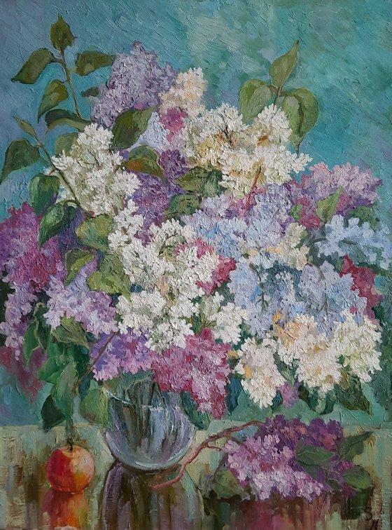 Lilac - Original oil painting (2019)