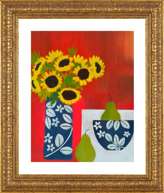 Still Life with Sunflowers