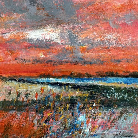 Evening Skies, Marshes