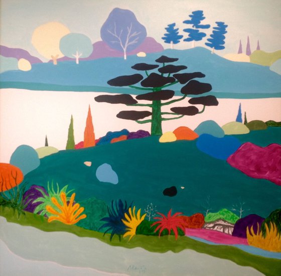 The tree by the lake