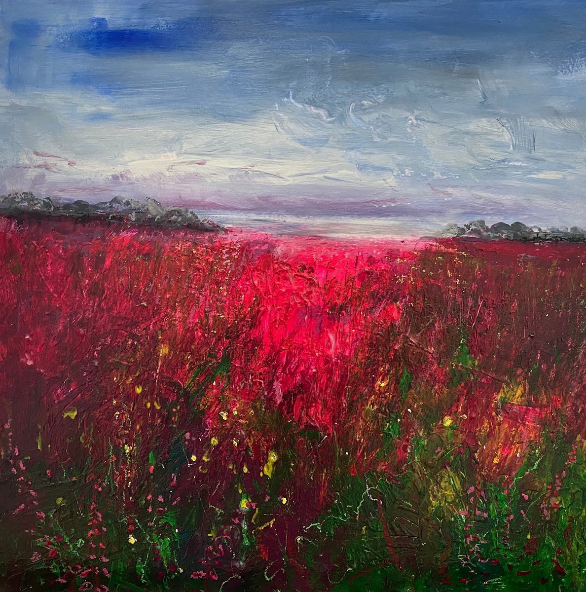 Rosebay Willowherb Field by Teresa Tanner