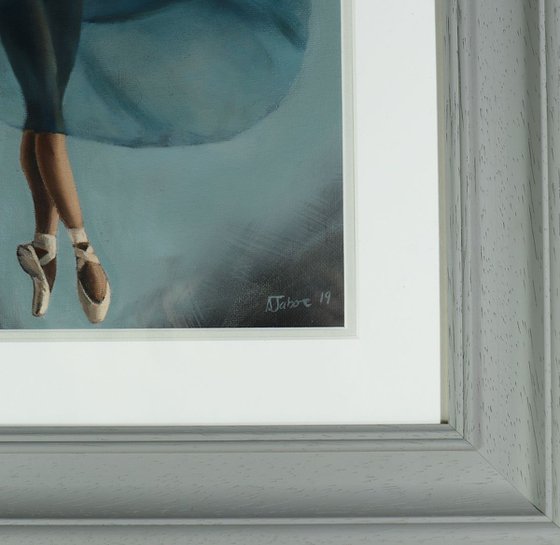 Movement, Portrait of a Dancer, Ballet, Ballerina, Young Dancer Painting