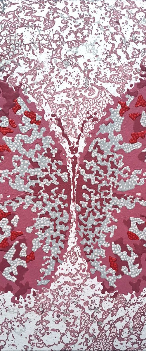 Butterfly «Burgundy Simphony» by Mariia Raskin