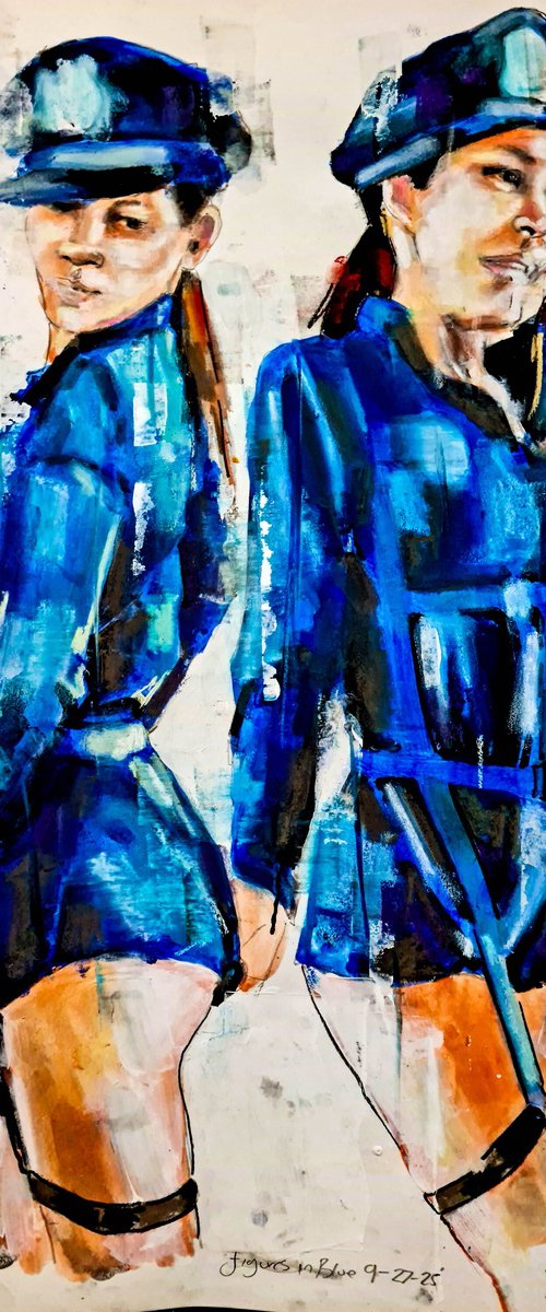 figures with blue 9-27-25 by Thomas Donaldson