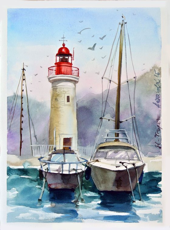 A Lighthouse in Saint-Tropez