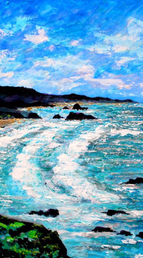 Oregon Coast-  Large ( 40" x 30" - 102cm x 76cm) by Paul J Best