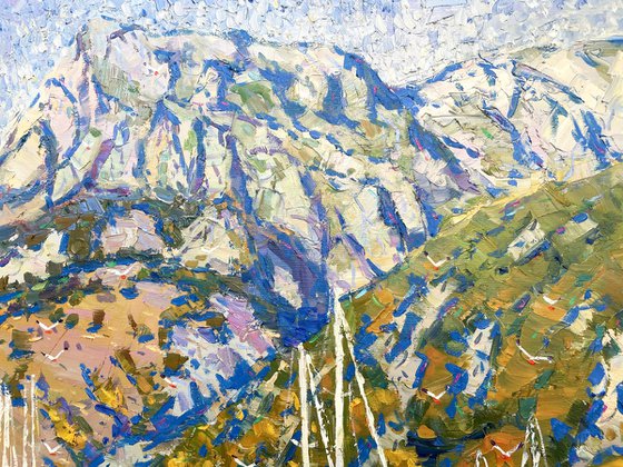 "Yachts at the pier"