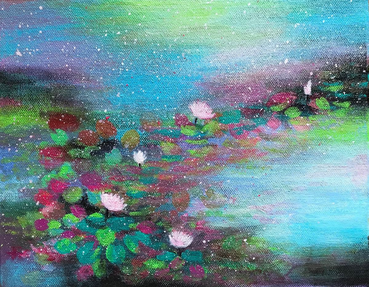 Bliss !! Inspired by Monet !! by Amita Dand