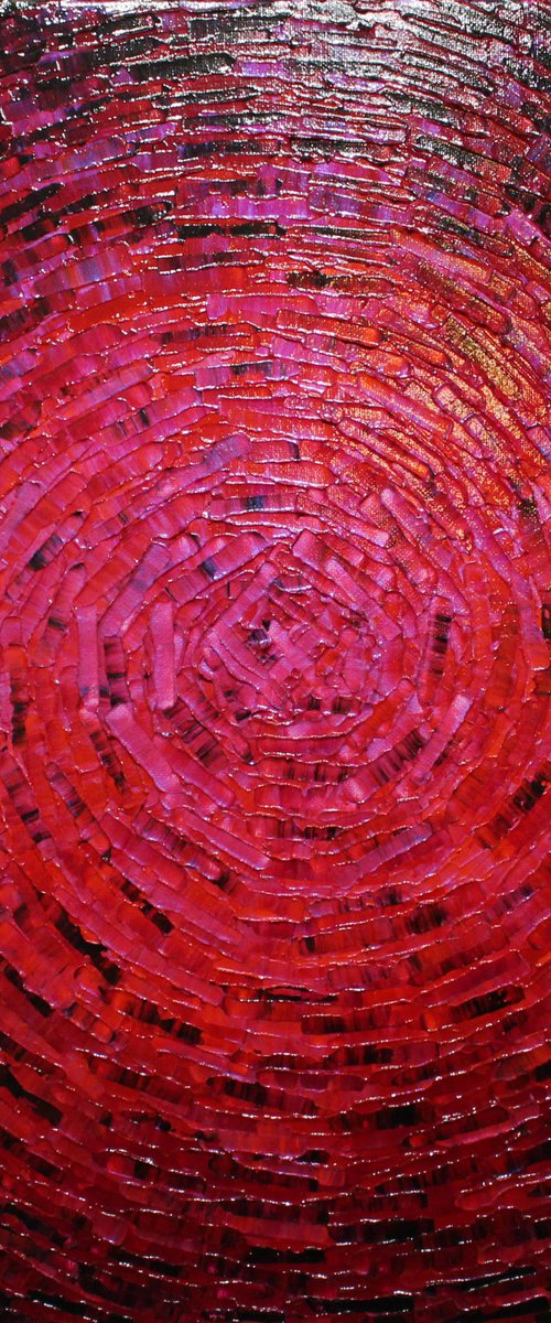 Shard of red pink color by Jonathan Pradillon