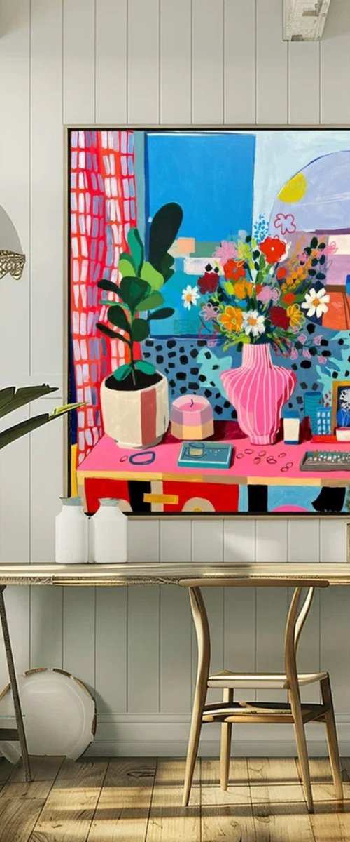 Vibrant Interior Still Life by Sasha Robinson