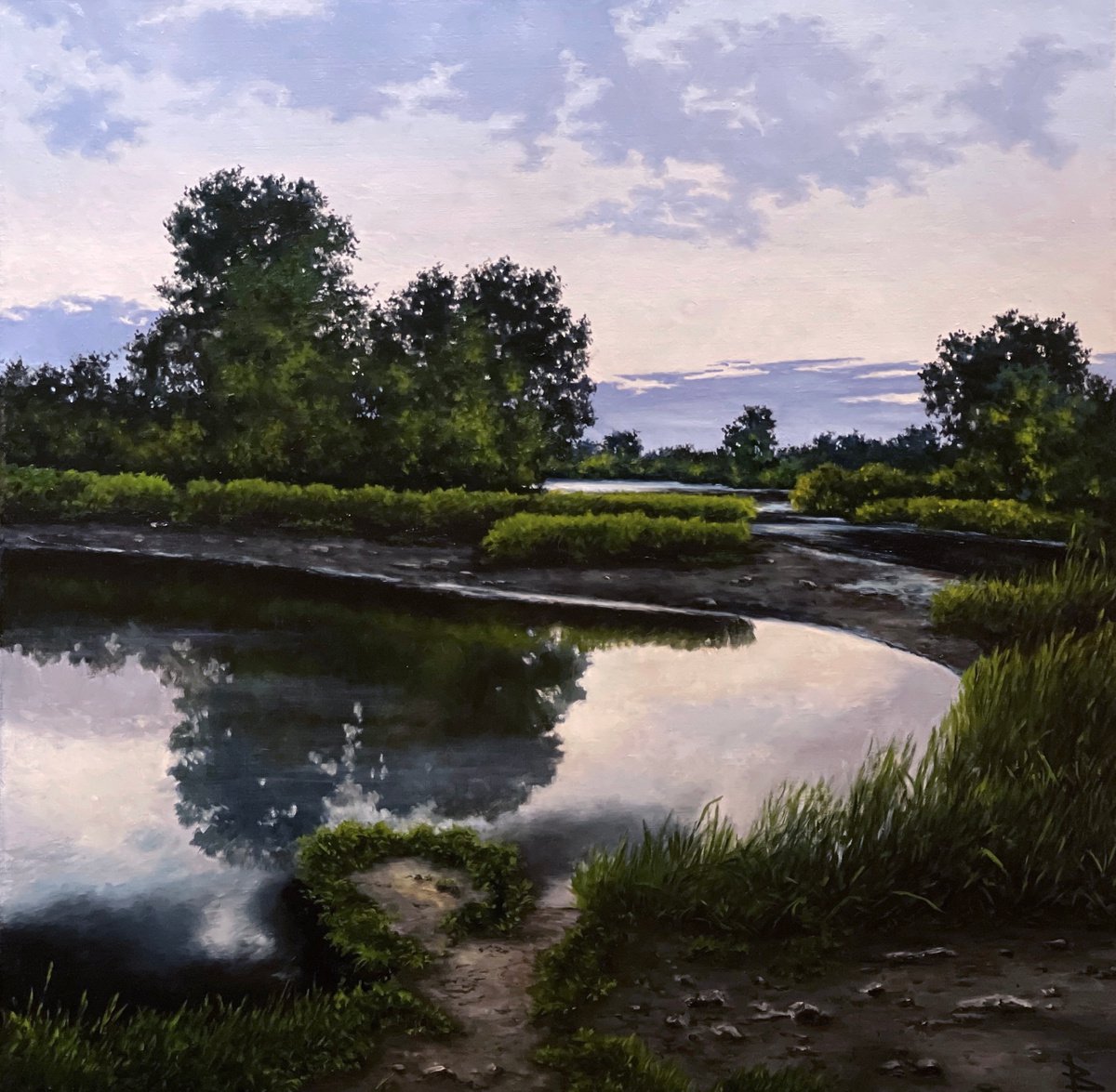 Summer landscape by Oleg Baulin