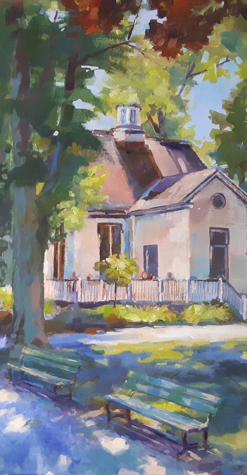 Early autumn, Public Gardens (16x20") by Alexander Koltakov