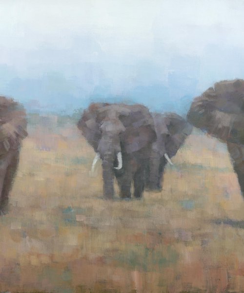 Kenyan Elephants by Steve Mitchell
